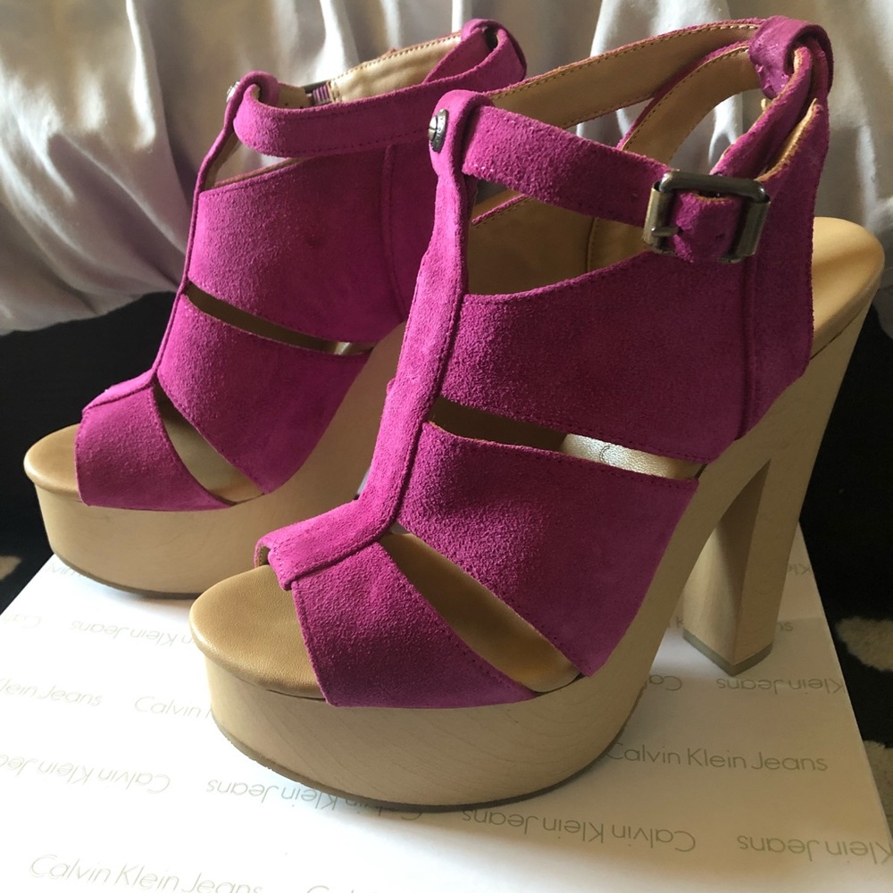 Calvin Klein Thick Heels